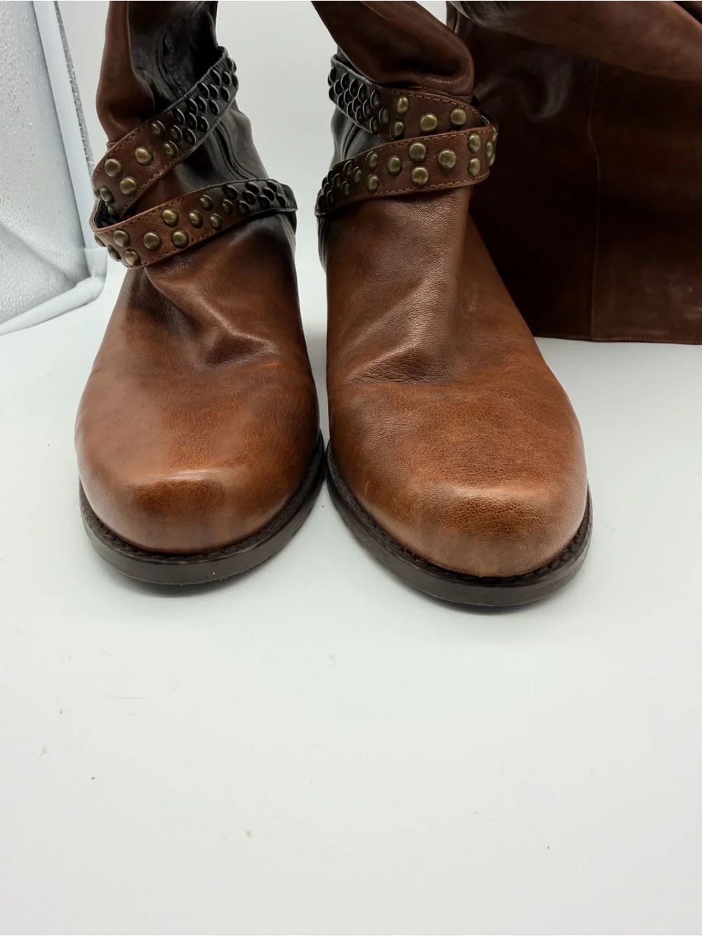 Stuart Weitzman Yeeha Boot Brown Size 7.5
